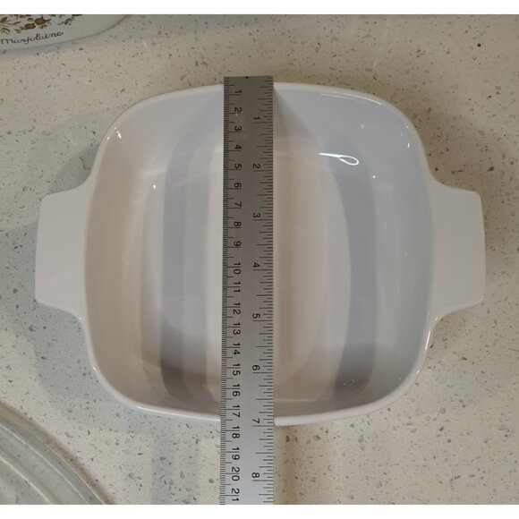 Vintage Corning Ware Spice of Life L’Echalote A-1-B 1Qt Dish Lid Metal Trivet - Picture 13 of 16